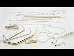 Галогенная лампа нагрева с однотрубным золотым покрытием, U-образная инфракрасная лампа нагрева