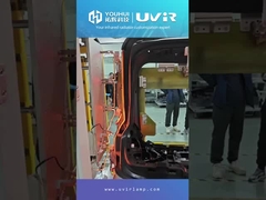 U-образная плоская угловая однотрубная галогенная лампа с высокой температурой нагнетания