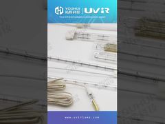 Кварцевая коротковолновая нагревательная лампа с одной трубкой, вольфрамовая инфракрасная трубка