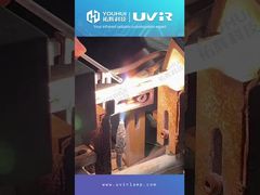 Инфракрасная лампа низкого давления в кварцевой трубке с оболочкой TOSHIBA, 500 Вт, однотрубный нагреватель