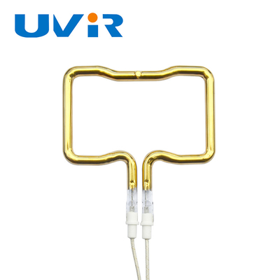 Хорошая цена 3D Single Tube Gold Coating Infrared Heating Element Tube Настраиваемая длина волны и размеры онлайн