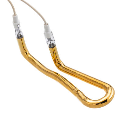 Хорошая цена 230V 1660W Золотая контурная инфракрасная лампа для отопления онлайн