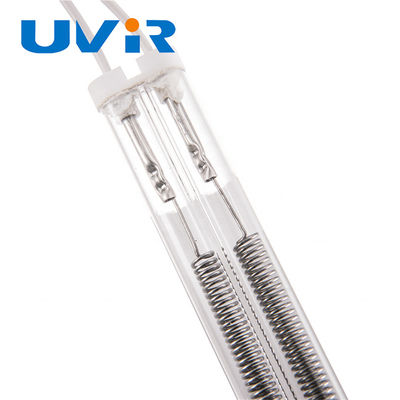 Хорошая цена 1000 Вт Двухтрубная средневолновая инфракрасная лампа 230 В Кварцевый нагреватель онлайн