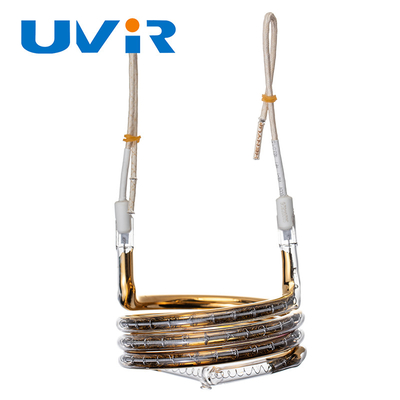UVIR подгоняло кольцевидным радиатор покрытый золотом 2700w 380v трубки нагревающего элемента
