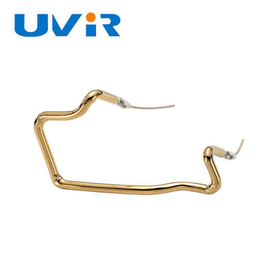 Хорошая цена Покрытая золотом инфракрасная кварцевая нагревательная труба 150-6000 Вт онлайн