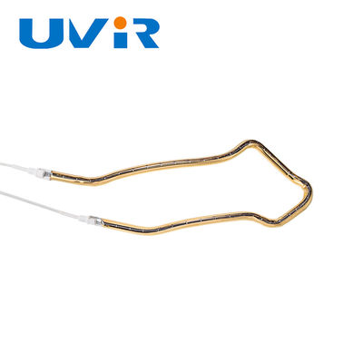 Хорошая цена 3D покрытый золотом кварцевый инфракрасный ламповый трубку 150-6000W онлайн