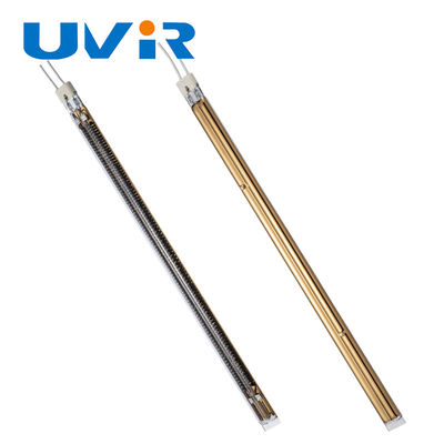 Хорошая цена 2000 Вт инфракрасная лампа нагрева из углеродных волокон с золотым покрытием онлайн