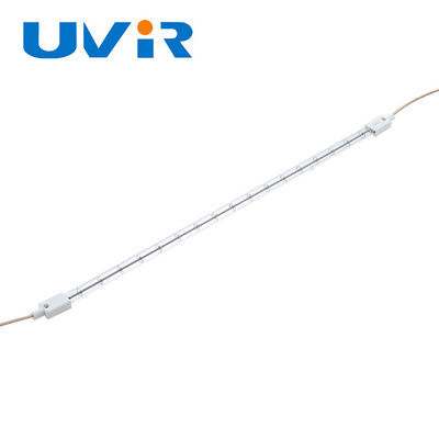 220V 1500W SK15S Прозрачная IR галогенная нагревательная труба 5000h