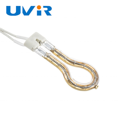 Good price Лампы инфракрасного кольца рефлектора золота, лампа жары короткой волны 115V 200W онлайн