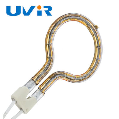 Хорошая цена 2000 Вт Золотое Кварцевое Кольцо Инфракрасная Лампа, диаметр 8 мм онлайн