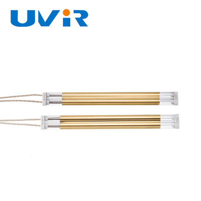 Хорошая цена 1700 Вт Золотистая средневолновая инфракрасная кварцевая лампа онлайн