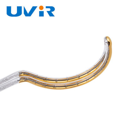 Хорошая цена 240В 600В золото покрытая кварцевая инфракрасная нагревательная лампа онлайн