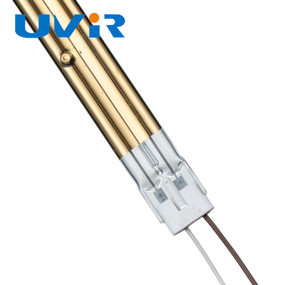 лампа для печатания, излучатели 15x33mm IRP ультракрасная кварца покрытия золота ультракрасные