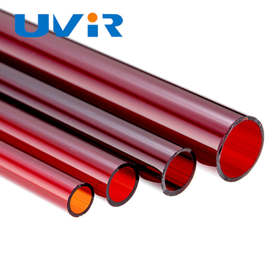 Good price Диаметр подогревателя 14mm 19mm трубки кварца инфракрасного цвета UVIR рубиновый онлайн